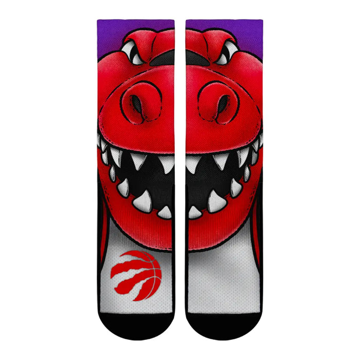 Toronto Raptors - Split Face Mascot by Rock 'Em Socks