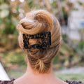 Tortoise Large Flat Rectangle Hair Clip by TELETIES