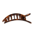 Tortoise Large Flat Rectangle Hair Clip by TELETIES