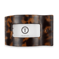 Tortoise Large Flat Rectangle Hair Clip by TELETIES