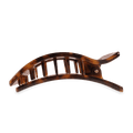 Tortoise Large Flat Rectangle Hair Clip by TELETIES
