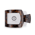 Tortoise Large Flat Square Hair Clip by TELETIES