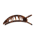 Tortoise Large Flat Square Hair Clip by TELETIES