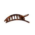 Tortoise Medium Flat Rectangle Hair Clip by TELETIES