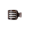 Tortoise Small Flat Square Hair Clip by TELETIES