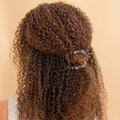 Tortoise Small Flat Square Hair Clip by TELETIES