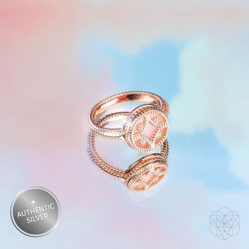 Totem of Abundance: Mayan Lamat Silver Ring of Miracles by Conscious Items