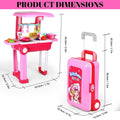 Toy Chef 2-in-1 Pretend Play Travel Set For Kids by DailySale