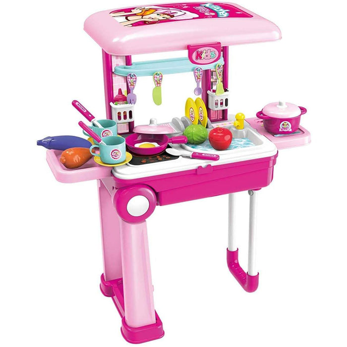 Toy Chef 2-in-1 Pretend Play Travel Set For Kids by DailySale