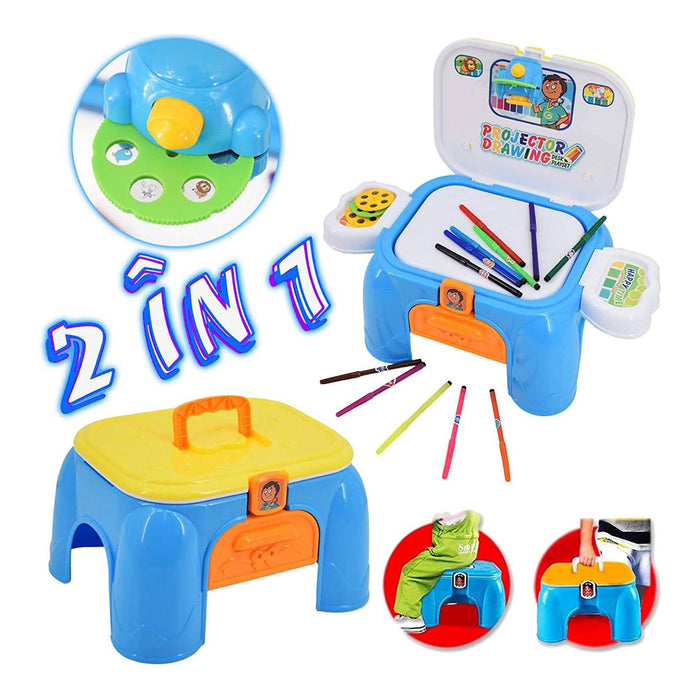 Toy Chef Kids Projector Magnetic Drawing Doodle Board for Toddlers by DailySale