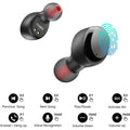 TOZO T6 True Wireless Earbuds Bluetooth 5.3 Headphones Touch Control with Wireless Charging Case (Refurbished) by DailySale