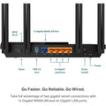 TP-Link AX3000 WiFi 6 Router (Refurbished) by DailySale