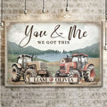 Tractor Themed We Got This Couple Sign by Tailored Canvases
