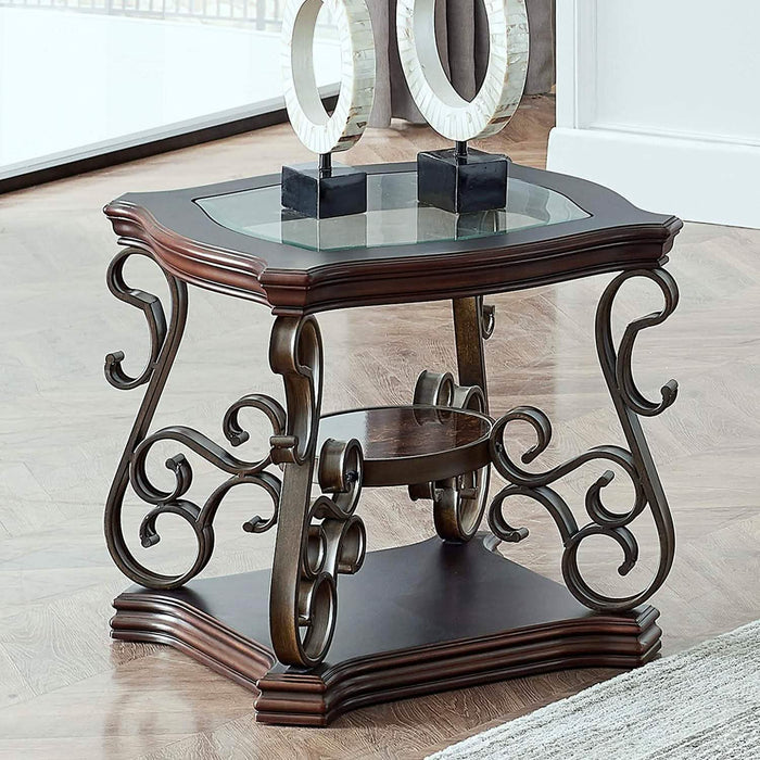 Traditional End Table Accent Bedside Nightstand by DailySale