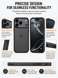 Translucent Matte Case for iPhone 17 Pro, Slim Shockproof Cover, 10FT Military Grade Drop Protection, Anti-Scratch Bumper, Black by Generic