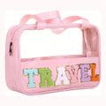 Transparent Letter Pattern Makeup Bag with Handle by DailySale