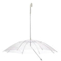 Transparent Outdoor Dog or Puppy Umbrella with Chain Leash by DailySale