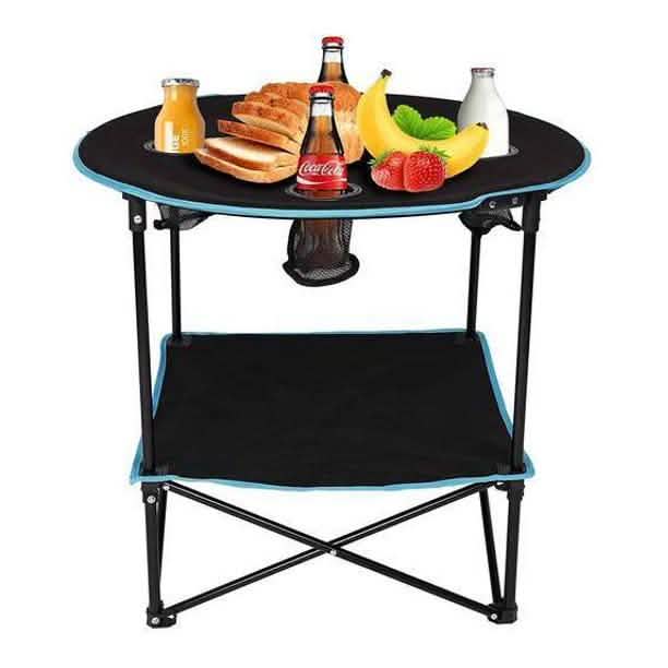 Travel Camping Picnic Collapsible Round Table by DailySale