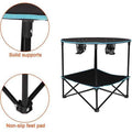Travel Camping Picnic Collapsible Round Table by DailySale