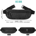 Travel Money Wallet Belt Pouch Blocking Hidden Passport Holder Bag by DailySale
