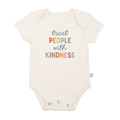 graphic bodysuit | treat people with kindness by Finn + Emma