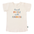graphic tee | treat people with kindness by Finn + Emma