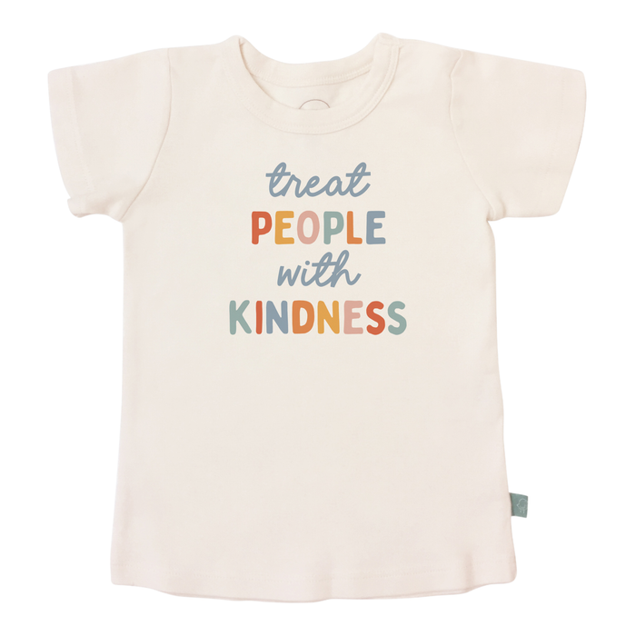 graphic tee | treat people with kindness by Finn + Emma