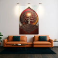 Tree of Life: Sacred Geometry Abstract Wall Art by Tailored Canvases