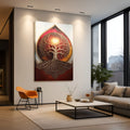 Tree of Life: Sacred Geometry Abstract Wall Art by Tailored Canvases