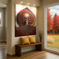 Tree of Life: Sacred Geometry Abstract Wall Art by Tailored Canvases