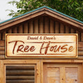 Treehouse Sign, Unique Baby Boy Gift, Tree House Wall Art, Tree House Sign, Tree House Lover Gift Sign Decor by Tailored Canvases