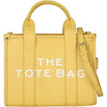 Trendy Leather Tote Bag Small Personalized Top Handle Crossbody Handbags by DailySale