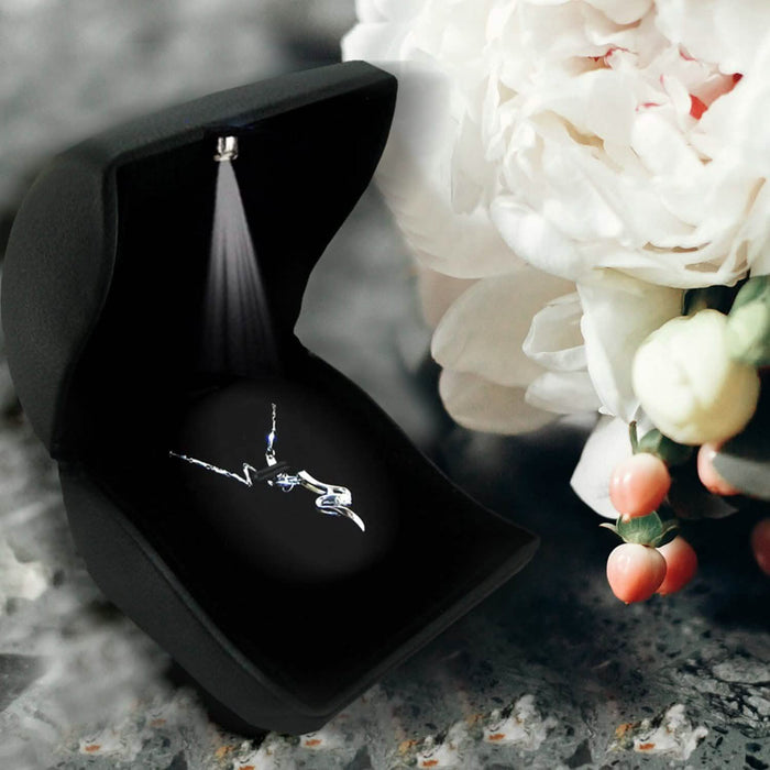 Trendy Ring Box With Led Lights Perfect Case To Store Jewelry by DailySale