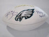Trey Burton Eagles Signed Logo Football (JSA COA)