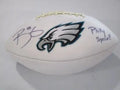 Trey Burton Eagles Signed Logo Football (JSA COA) by Price Is Right Miami