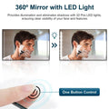 Tri-Fold Mirror with Telescopic Hanger by DailySale