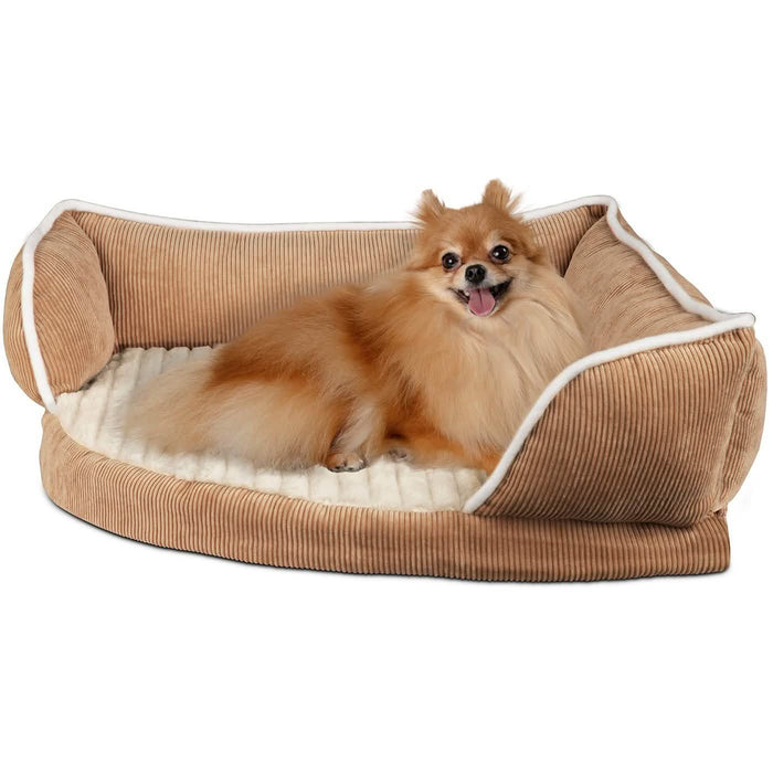 Triangle Corner Pet Bed - Corduroy by DailySale