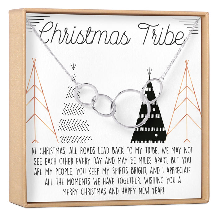 Tribe Christmas Four Circles Necklace by Dear Ava