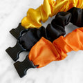 Trick or Treat Halloween Bundle - 3-Pack Fall Buckle Scrunchies - No Snagging, No Tangles by Buckle Scrunchies by RE.STATEMENT