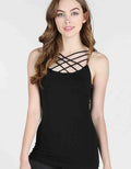 Triple Cross Strap Camisole by Boutique 23