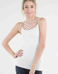 Triple Cross Strap Camisole by Boutique 23