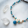 Triple Crystal Anklet of Positivity by Conscious Items