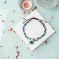 Triple Crystal Anklet of Positivity by Conscious Items