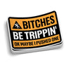 Trippin - Hard Hat Decal
