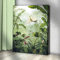 Tropical Rainforest Plants Canvas Wall Art by Tailored Canvases