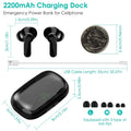 True Wireless V5.0 Earbuds IPX 5 Water Resistant by DailySale
