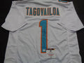Tua Tagovailoa Miami Dolphins Autographed Custom Football Jersey GA coa by Price Is Right Miami