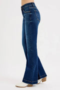 Tummy Control Mid Rise Flare Jeans by Boutique 23
