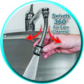 Turbo Flex Heavy Duty Faucet Sprayer by DailySale