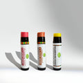 Turmeric Brightening Lip Balm Set - for Dark, Dry Lips (Plain, Copper, Raspberry) by Lulu’s Holistics